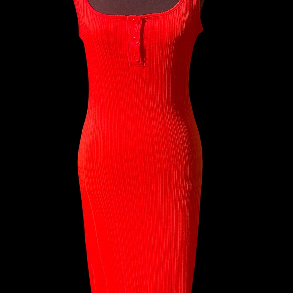 Love J Red M log dress